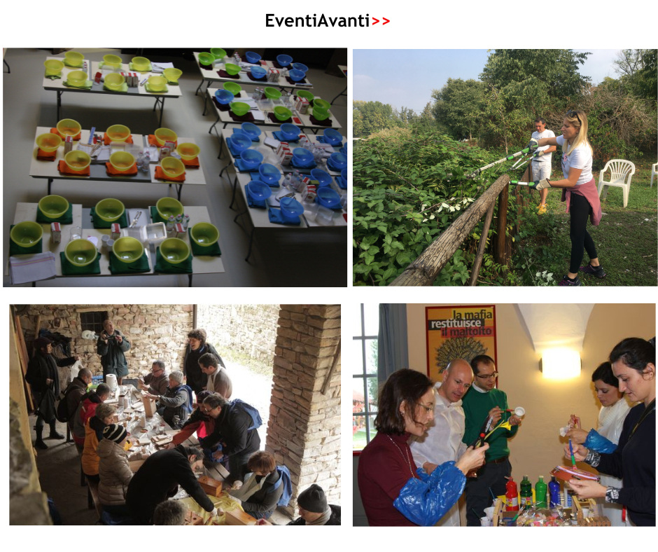 Attività solidali a favore dell'ambiente e di persone in situazioni di disagio